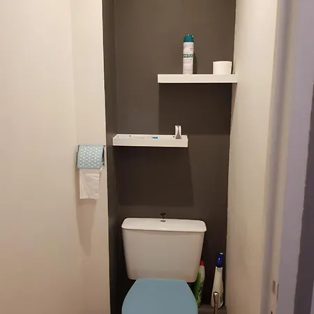 Apt JEANNE 100 m de la Plage av ventilateur au Calme Pte Cour-2