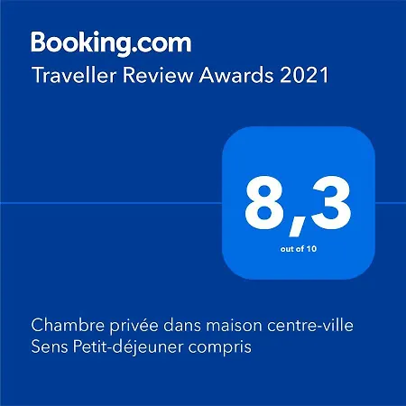 Chambre Privee Dans Maison Centre-Ville Sens Petit-Dejeuner Compris-2