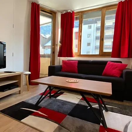 Chamois de Chamonix, Confortable 2 pièces, balcon, parking gratuit-2