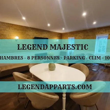 Legend Majestic - 3 chambres - Parking privé GRATUIT - Centre Ville - Quai de Saône - Gare - fibre-2