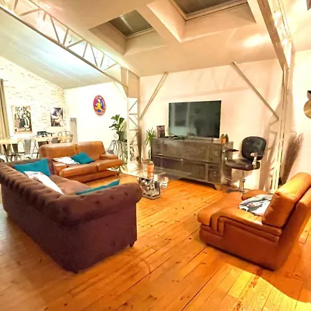 Superbe LOFT centre-ville - Sauna - parking privé -Clim- 1 à 10personnes-2