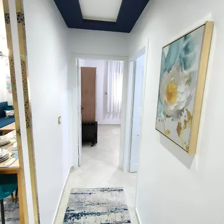 Fresh 2 Bedroom Tangier Apartment With Air Conditioner-3