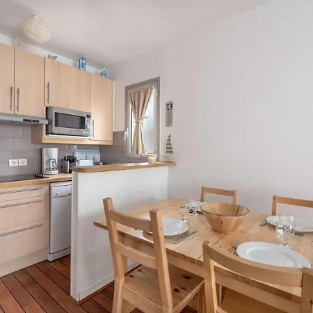 À 300m de la plage, appartement pour 4-2