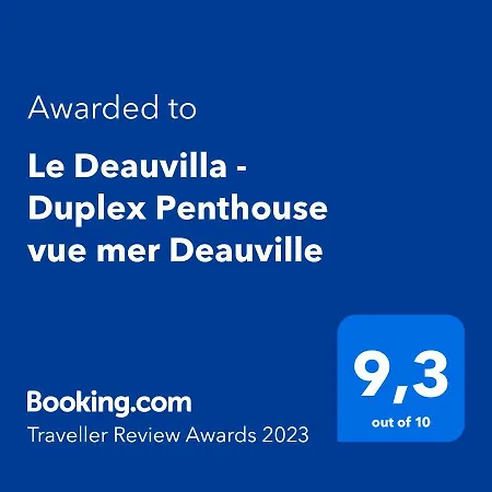 Le Deauvilla - Duplex Penthouse Vue Mer Deauville-3