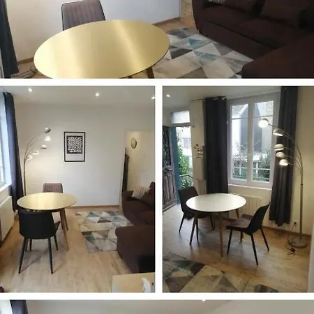 Villa des Roses - Appart T2, 32m2, RDC, vue sur jardin, Le chic-3