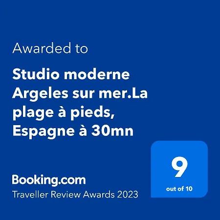 Studio moderne Argeles sur mer.La plage à pieds, Espagne à 30mn-3