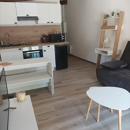 Studio meublé climatisé avec terrasse-3