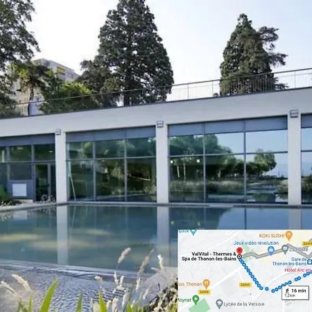 T3 Duplex Thonon Centre - Parking - Gare - Thermes-2