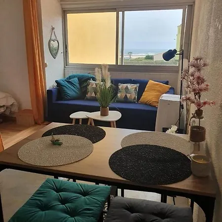 Appartement T2 27m² meublé, vue mer à 50m de la plage-3