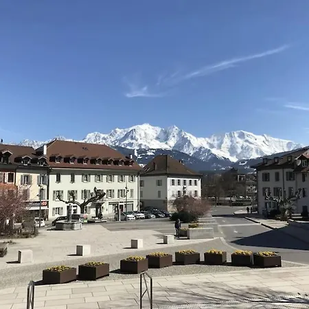 Duplex Sallanches - Terrasse, Centre & Parking By Alpenlysallanches-3