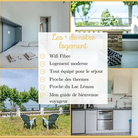 Appartement Cozy 2 Panoramique Lac Léman Thonon-Les-Bains-2