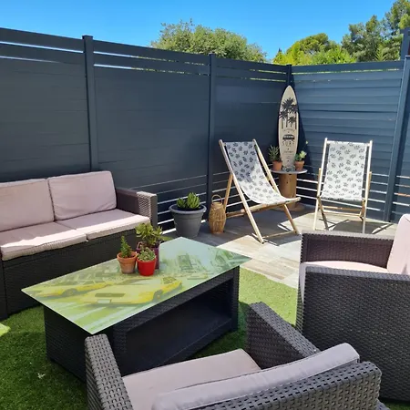 T2 Recent + Plage A 10Min + Clim + Rez De Jardin-2
