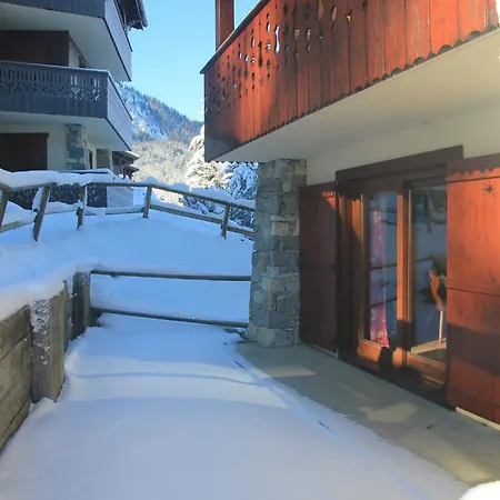 Appartement Chaleureux Les Houches 29 M² Piscine Partagee-3