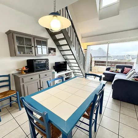 Charmant T3 Duplex 2 Bord De Mer Terrasse-3