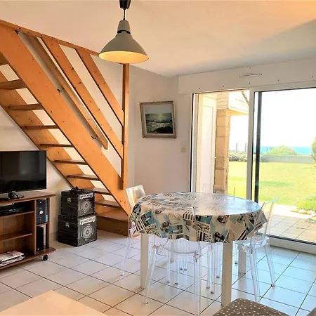 Maison rénovée 3 pièces, vue mer, pour 6, parking - FR-1-478-28-3