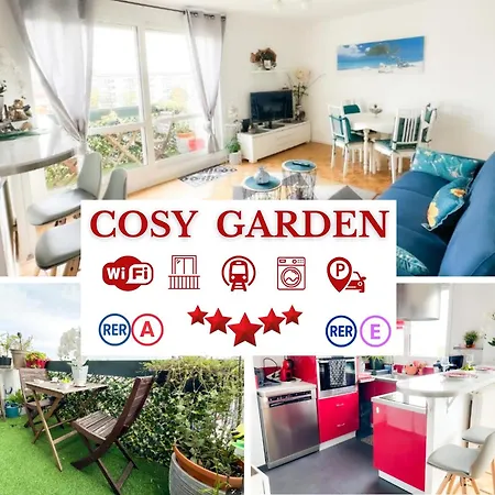 - Le COSY GARDEN - Proche RER A et E - Paris Disney - Parking - WIFI- Netflix Gratuit !!!-3