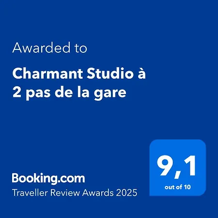 Charmant Studio A 2 Pas De La Gare-3