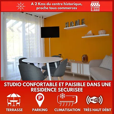 La Merveille de VERMEIL - Parking - Climatisation - Terrasse-2