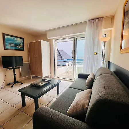 Quiberon: 2 pièces, balcon sud, animaux admis, parking étroit - FR-1-478-112-3