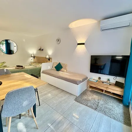 Chaleureux studio, 200m de la plage, parking, wifi-2