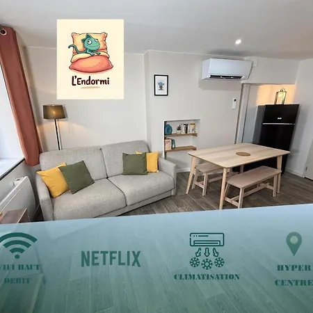 L'endormi - Centre ville - WIFI et NETFLIX-3