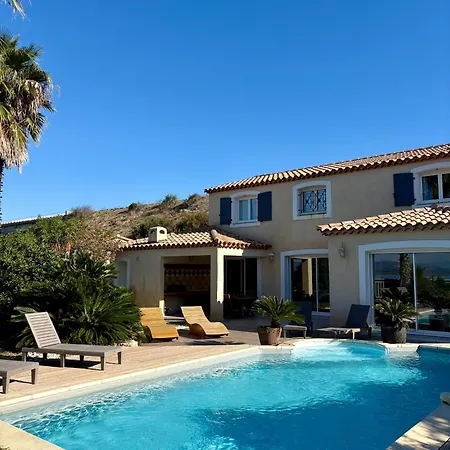 Villa piscine privée superbe Vue Etang Leucate 8JBART580-3