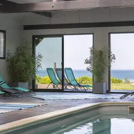 La Metairie du Vauhariot - Maison d'hôtes de Charme Vue Mer&Piscine Intérieure Chauffée-3