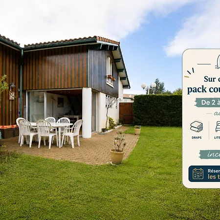 Maison T3 près du lac de Biscarrosse, secteur boisé, terrasse&jardin, pour 4 pers., 2 étoiles - FR-1-521-96-2