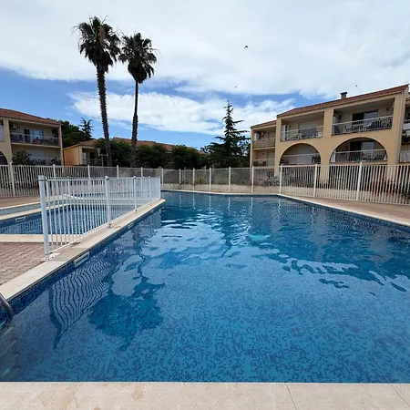 T2 RDC à Canet en Roussillon Europa 4 pers ,piscine,clim, tennis, parking-2