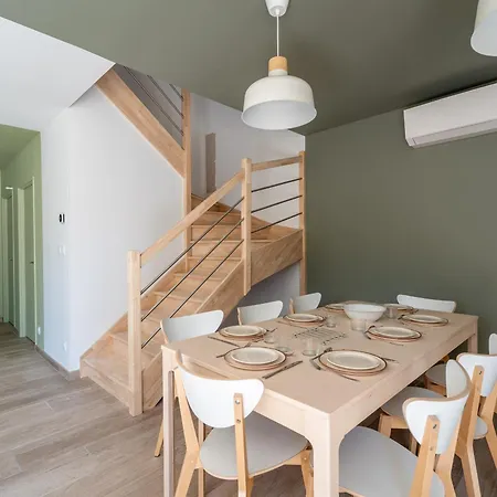Maison neuve climatisée, 8 pers, proche plages, surf, Wi-Fi, terrasse, parking, ménage inclus - FR-1-319-526-3