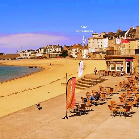 Appartement Saint Malo vue sur mer, parking vélo privé , Ferry, plage et commerces à 50 m-3
