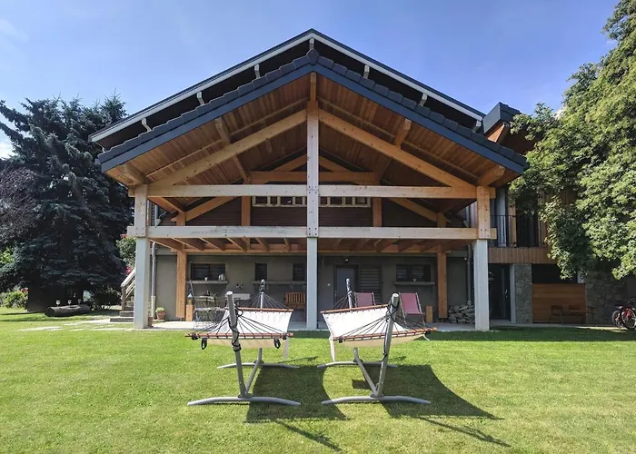 Chalet Les Cols - Chambres avec terrasse&jardin - proche de la nouvelle gare