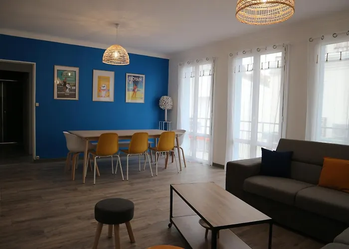 100M Plage Appt 3Ch 6Pers Avec Fibre Patio Barbecue