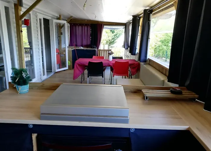 Location Bassin D'Arcachon Mobil-Home - Camping 6 A 8 Pers