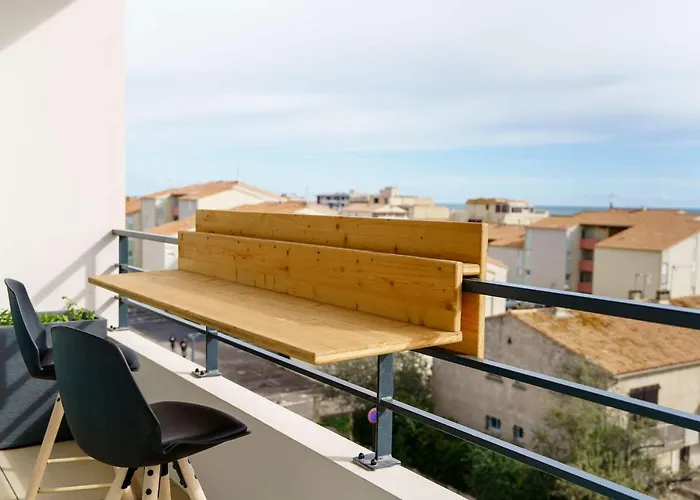 Sb 402 - Exceptionnel T3 Climatise, Vue Mer Narbonne-Plage