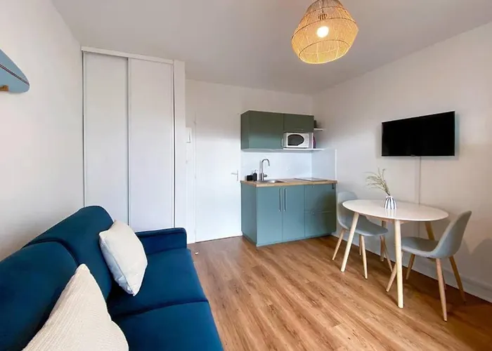 Studio à deux pas des plages de Biscarrosse, wifi