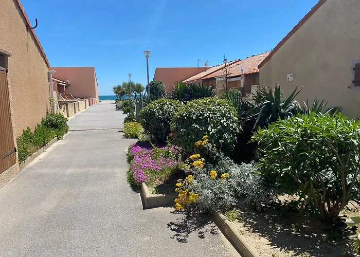 Leucate, maison dans village naturiste Eden à 50 m de la plage, 4 personnes