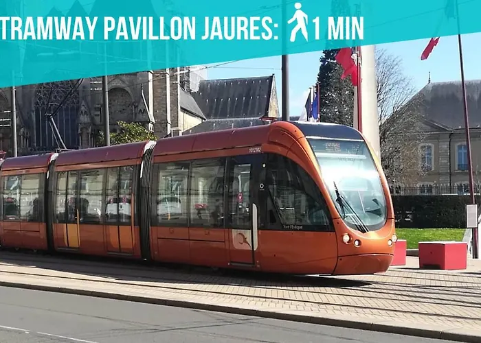 Tramway 12 Rdc Jaures Cosy Proche Gare