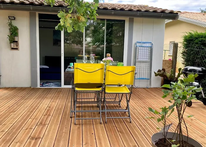 Charmant chalet avec une grande terrasse au Pyla