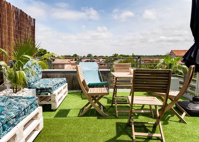 Frenchyhomes☆Rooftop☆Centreville☆Plage☆Wifi