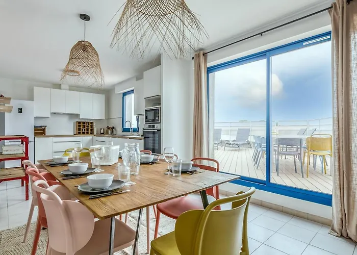 Appart pour 6 adultes et 2 enfants avec terrasse