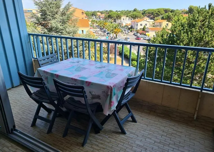 Appartement à Argelès-sur-Mer, 200m de la plage, 4 pers., loggia, parking sécurisé - FR-1-388-197