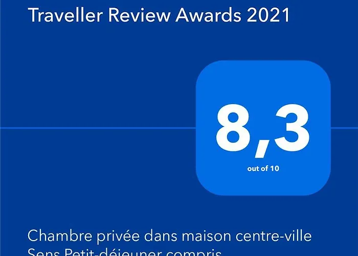 Chambre Privee Dans Maison Centre-Ville Sens Petit-Dejeuner Compris