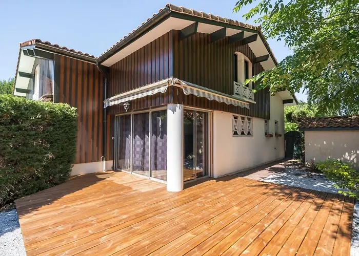 Maison T3, jardinet clos, proche lac de Biscarrosse, 4/5 pers, au calme et parking inclus - FR-1-521-33