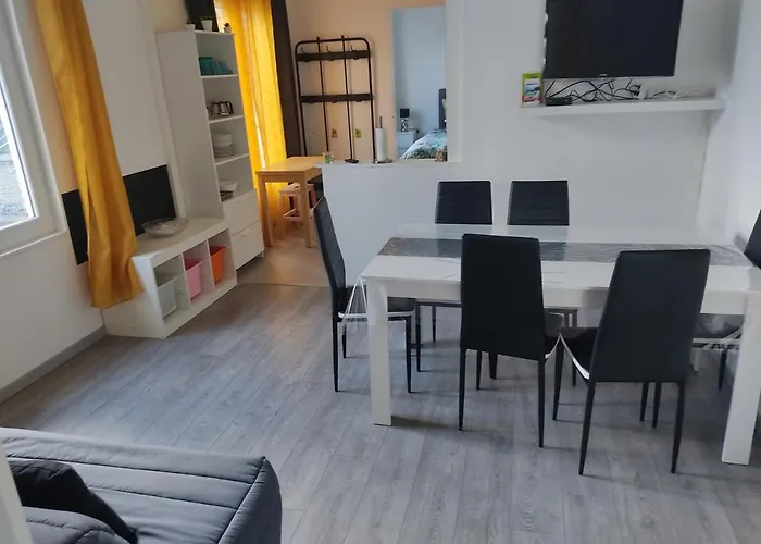 appartement individuelle refais a neuf,ds maison de maître,6 couchages dont un lit kingsize,cuisine avec lave vaisselle,rue privative pour se garer, accessibilité au jardin