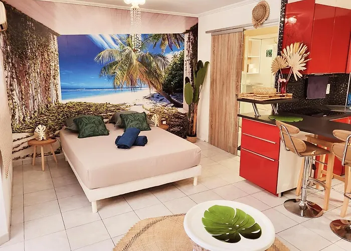 Le studio TAHITI 4 pers 600m de la plage la favière