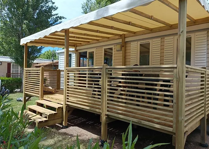 Mobil-Home Camping 4 Etoiles La Carabasse Vias