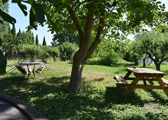 mobil-home sur terrain bucolique