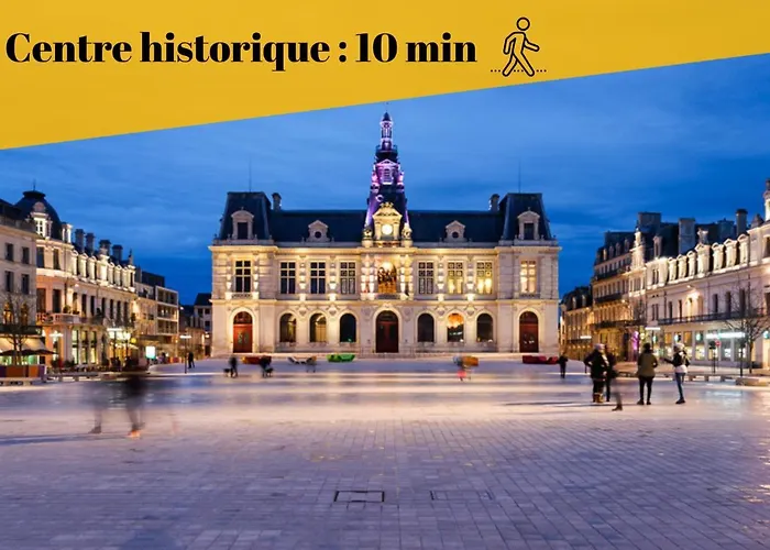 Le Duplex By Goodbnb - Proche Gare - 15Min Futuroscope