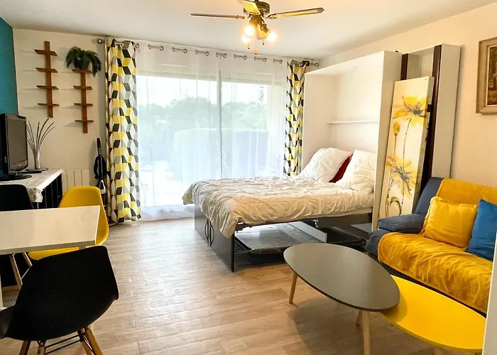 Studio Cozy, Vue Sur Le Golf Houlgate